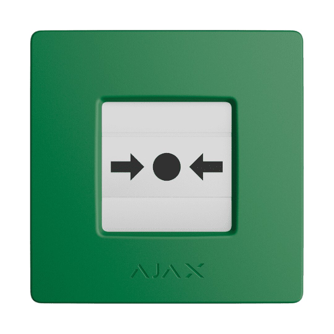 Ajax ročni javljalnik požara – Manual Call Point (Green)