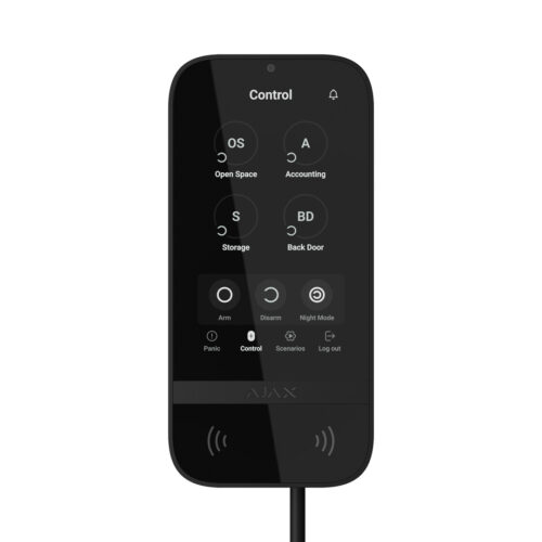 Ajax tipkovnica – Superior KeyPad TouchScreen Fibra BL