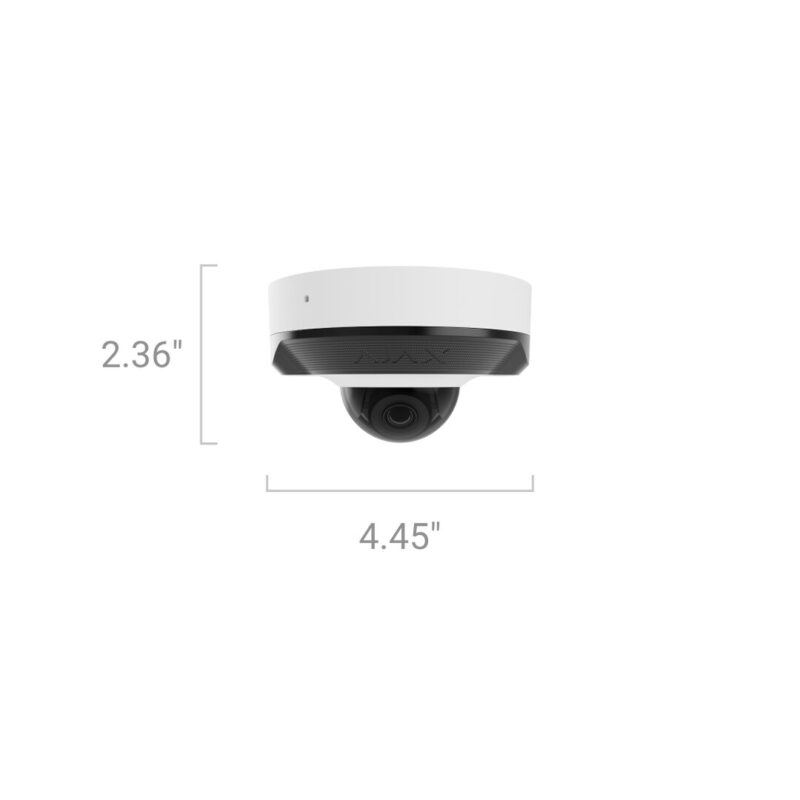 Ajax IP-kamera – DomeCam Mini (5 Mp/2.8 mm) WH