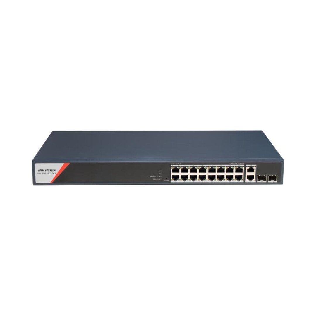 Hikvision mrežno stikalo (switch) – DS-3E1520HP-SI-16P2T2F